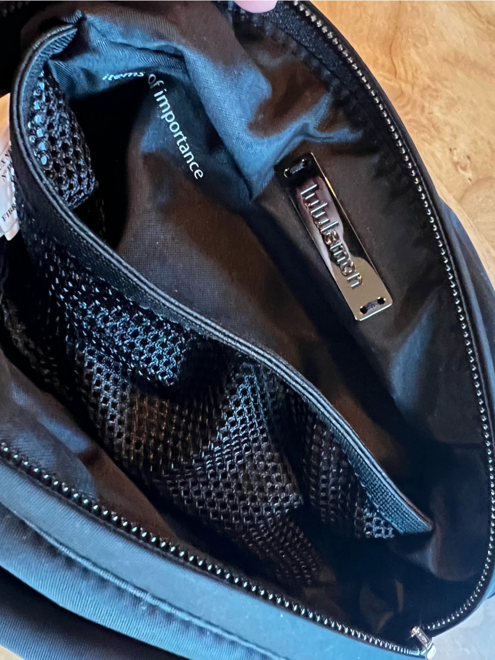 Lululemon Black Cosmetic Pouch - Picture 3 of 4
